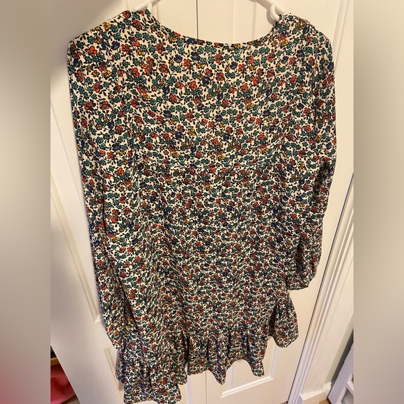 J Crew Long Sleeve Floral Dress - Picture 3 of 5